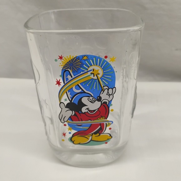 McDonald's Other - McDonalds 2000 Walt Disney World Epcot Glass Fantasia Wizard Mickey Mouse